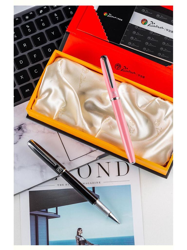 Picasso 916 Rollerball Pen: Men's Business Office Metal Ballpoint with Engraving Gift Box.