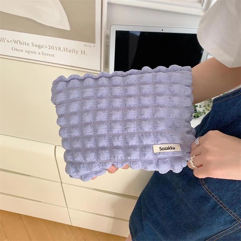 Bubble Cloud Portable Large Capacity Cute Makeup Bag Cosmetic Brush Storage Travel Outgoing Toilet Bags Girl Multifu Storages LS