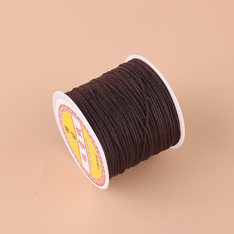 Boting Jade No. 72 0.8mm Nylon Thread for DIY Braided Cord Bracelet Weaving and Pendant Making.
