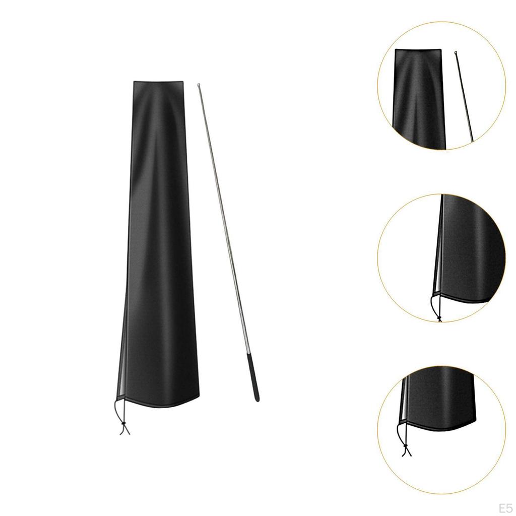 Garden Parasol Cover Market Umbrella Windproof Furniture Protection Oxford Cloth Heavy Duty