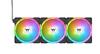 Thermaltake SWAFAN EX12 ARGB White TT Premium Edition 3-Pack, Magnetic Connection Compatible, 120mm ARGB PC Case Fan, CL-F169-PL12SW-A FN2005