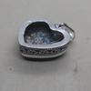 Heart Shape Green Seraphinite 925 Sterling Silver Pendant Jewelry, Artisan Boho Style Seraphinite Pendant