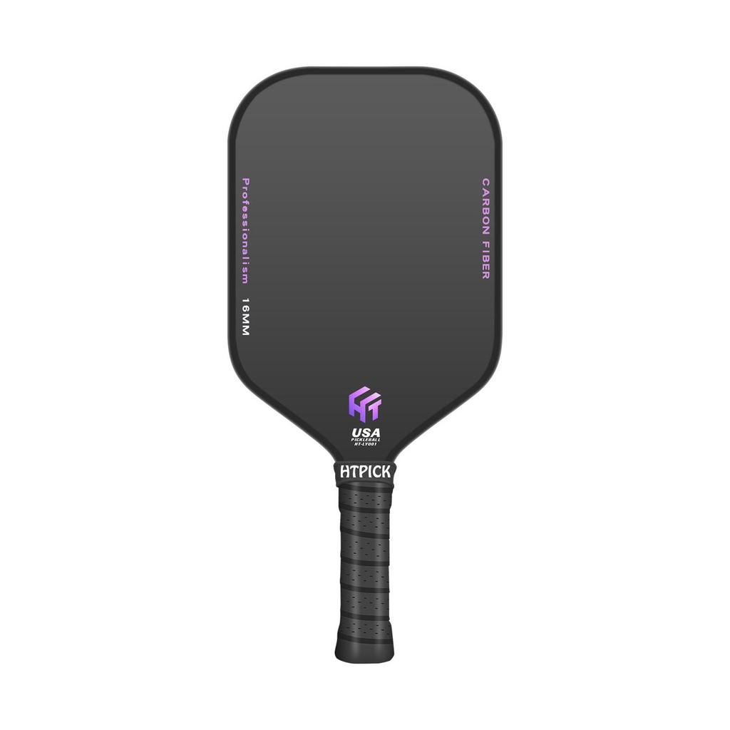 HTPICK Carbon Fiber Frosted Pickleball Racket - Professional Competition Level T700 for Outdoor Sports