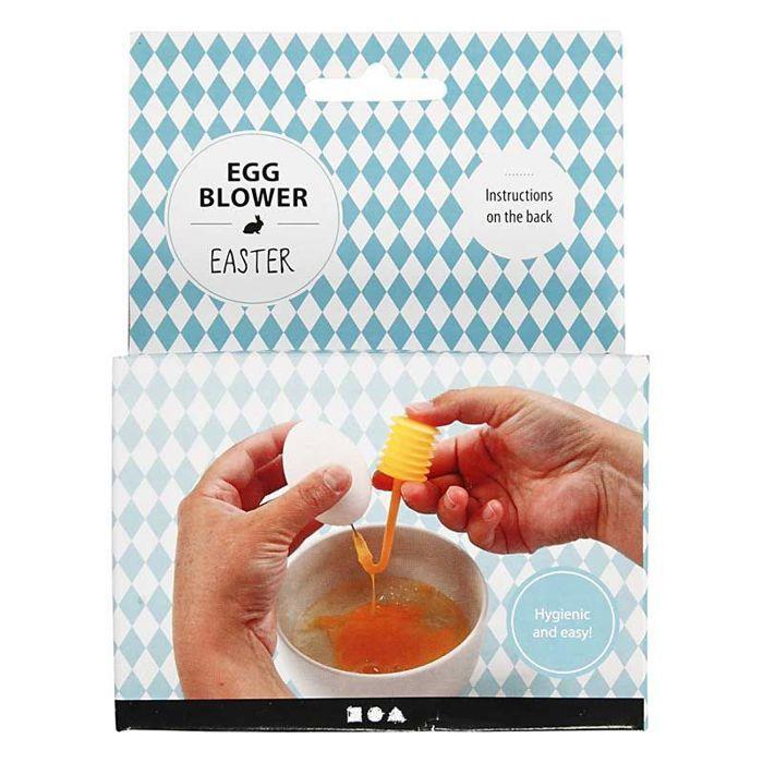 Outils pour décorer les œufs de Pâques - KNORR prandell - Blas-Fix - Jaune/Vert - 3 pièces - Mixte