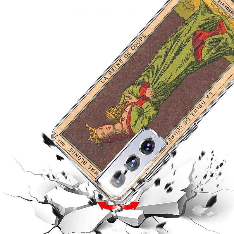 Tarot Cards Reading Art Case Phone Cover for Samsung Galaxy S24 S25 Ultra S23 Plus S22 + S21 S20 FE S10 S25Plus Trend Fundas S24