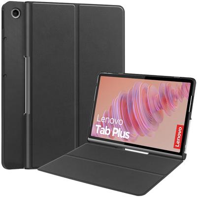 Pour Étui Tablette Lenovo Tab Plus TB351FU avec Support Housse en Cuir PU Anti-choc Pochette de Protection