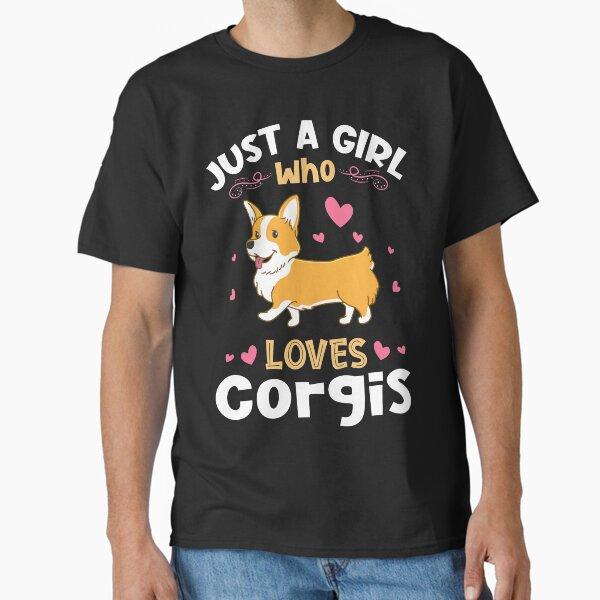 Just a Girl who Loves Corgis Gift Classic T-Shirt