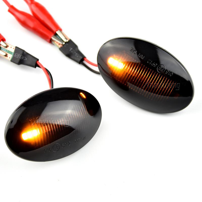 LED Dynamic Side Marker Turn Signal Light Sequential Lamp For Fiat 500 Ford KA Lancia Lybra Ypsilon Alfa 4C For Maserati