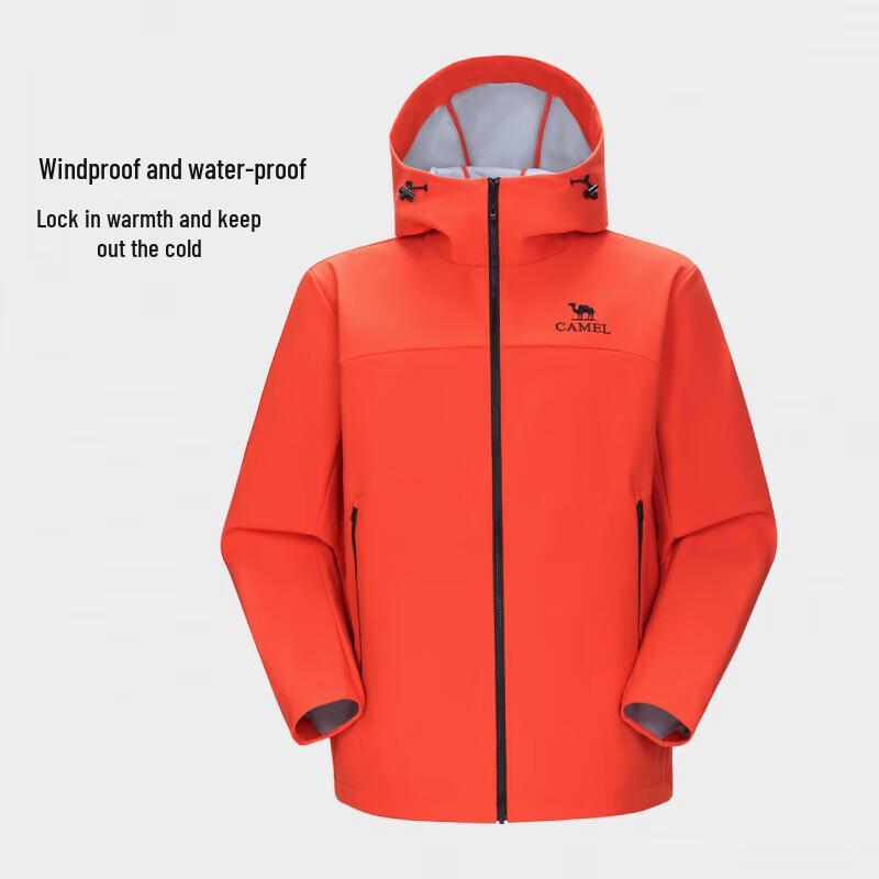 Camel Damen Kapuzen Softshelljacke