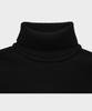 FFEFF STUDIO F Logo Wool Turtleneck (Black)