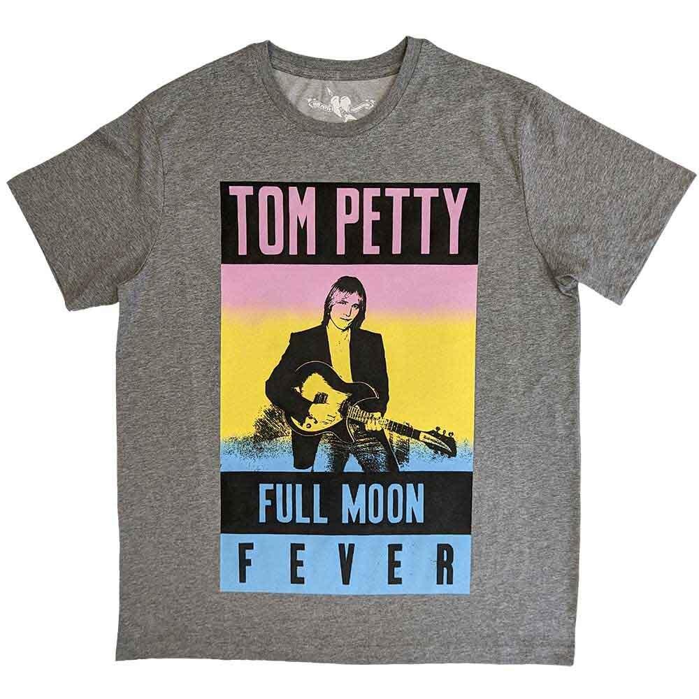 Tom Petty  The Heartbreakers Full Moon Fever T-Shirt Grey New Unisex T-Shirt S