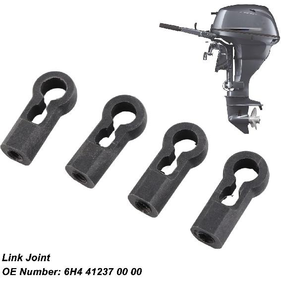 

Acouto 4Pcs Link Joint 6H4 41237 00 00, Rugged and Reliable, Heat Motor Link Joint for Outboard Acoutoipr5dt8u4f