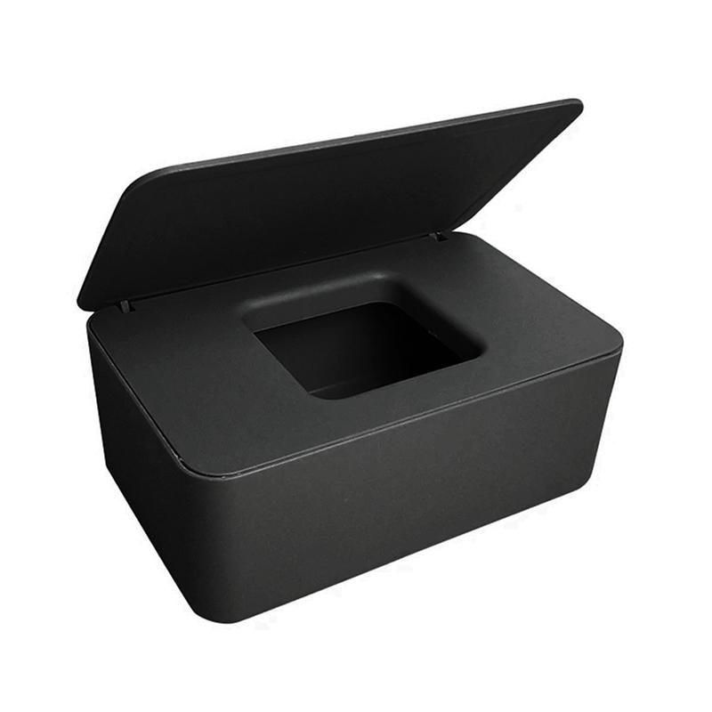 Boîte à mouchoirs en plastique Porte-lingettes humides Boîte de rangement pour mouchoirs en papier Distributeur d'essuie-tout Organisateur de serviettes de table pour la maison
