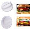 1 Set of Round Hamburger Press Food Grade Plastic Hamburger Meat Beef Barbecue Cake Press Mould Kitchen Tools