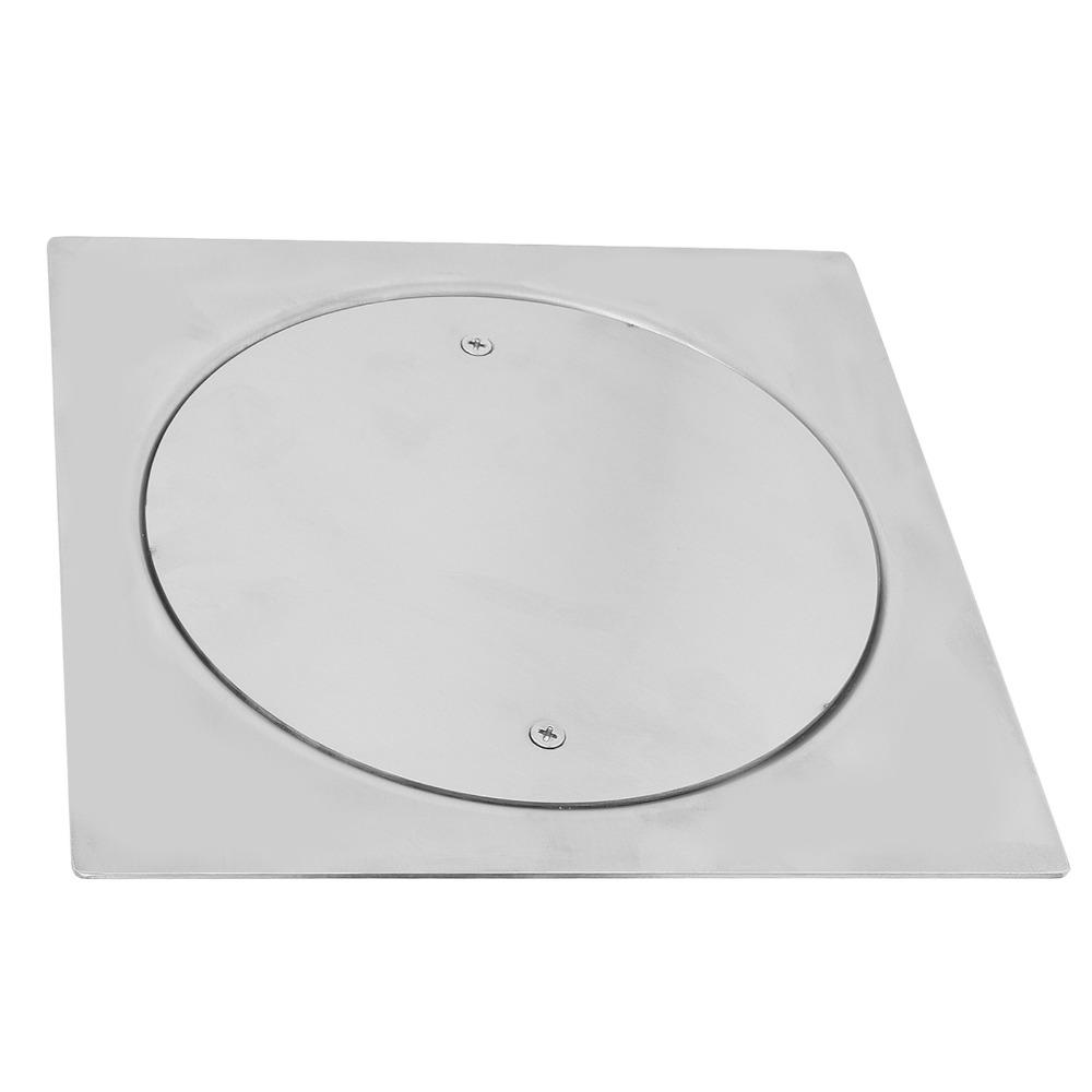 Square Clean Out Cover Screw Fixation Drainage Port Cover Floor Drain Strainer  Pipeline Cleaning