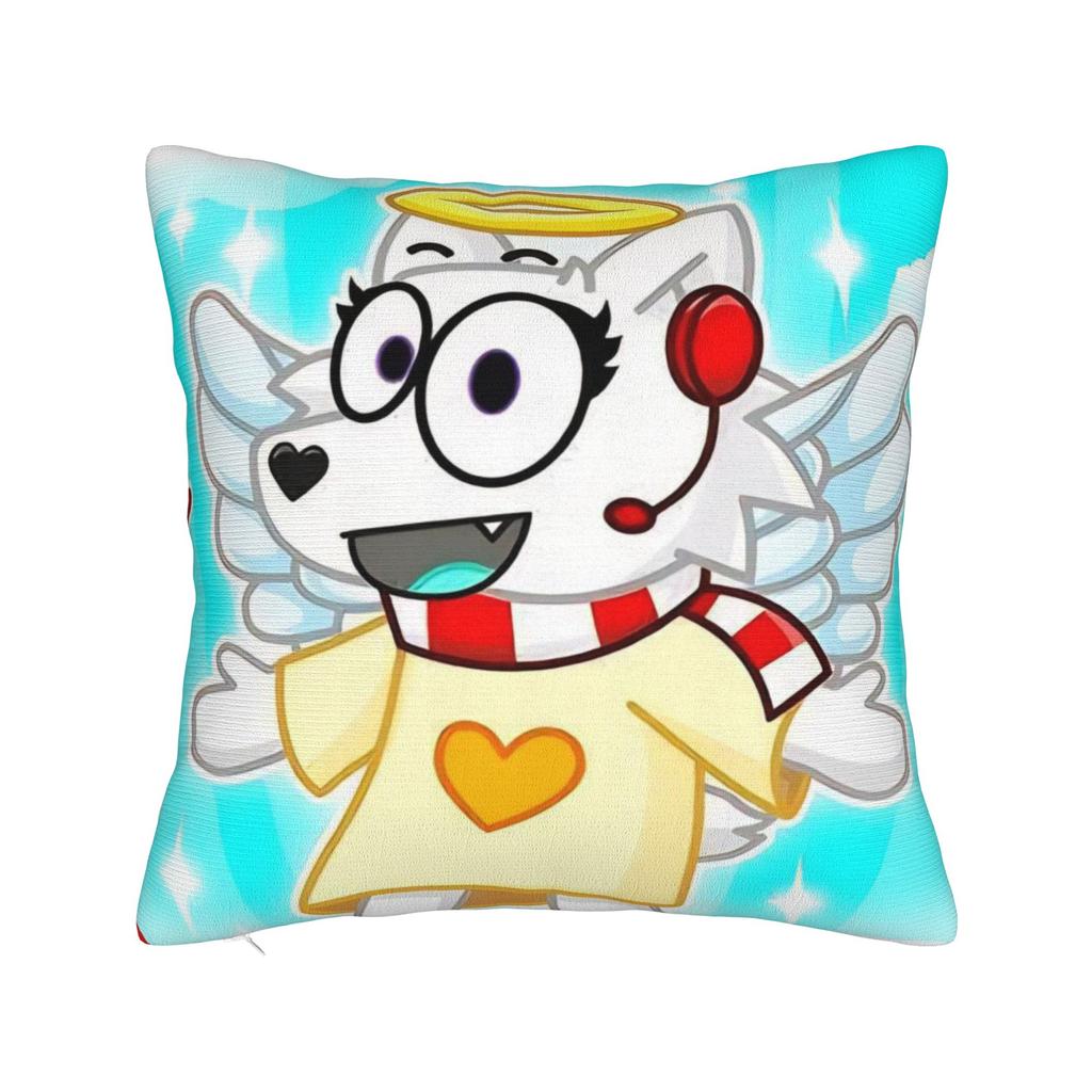 Superdog Tylers Snowi Foxs Square Pillow Covers Bed Car Cute Cartoon Cushion Cover Creative Home Decoration Pillow Cover