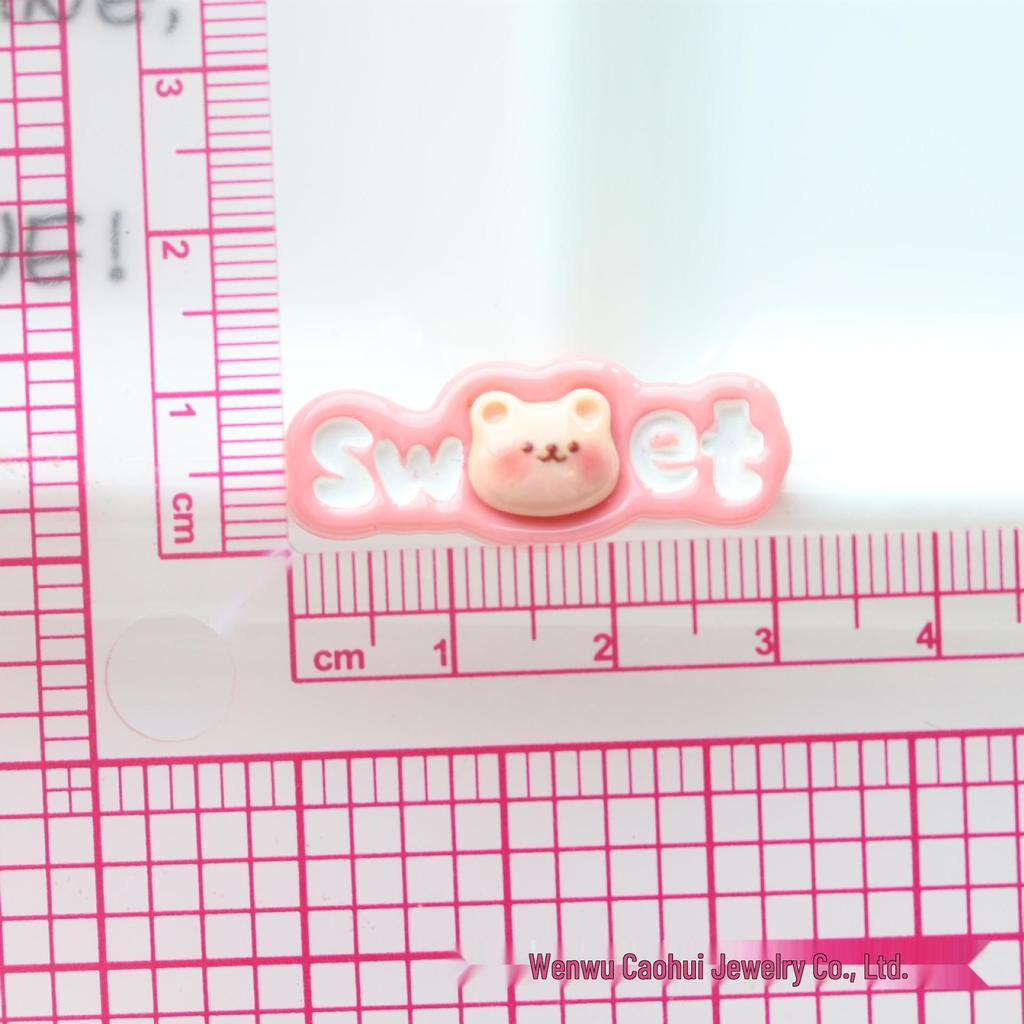 Cute Bear DIY Resin Jewelry, Phone Case, Hair Clips & Ties