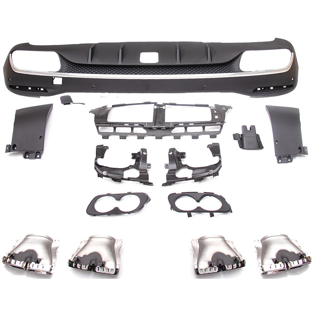 Mercedes-Benz GLS-Class X167 (2019+) Rear Diffuser Tailpipes Upgrade Kit for GLS63