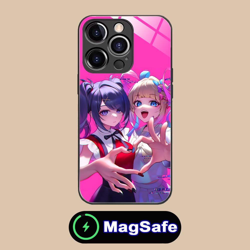 Needy Girl Overdose Phone Case for iPhone 16 15 14 13 12 11 Pro Max Plus Mini MagSafe Glass Colour Printing Smartphone Cover