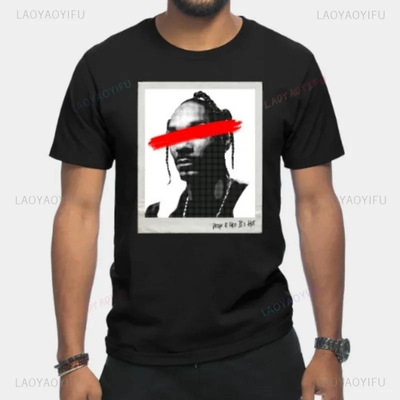Hip Hop Star Snoop Dogg T Shirt Creative Printed Tshirt TopMale Women Dj Fashion Tee Rock Kid Harajuku Tees Men Cotton Clothing