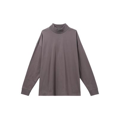 adidas Unifarbenes Rundhals-Casual-Langarm-T-Shirt Unisex-Oberteile Grau IX1972