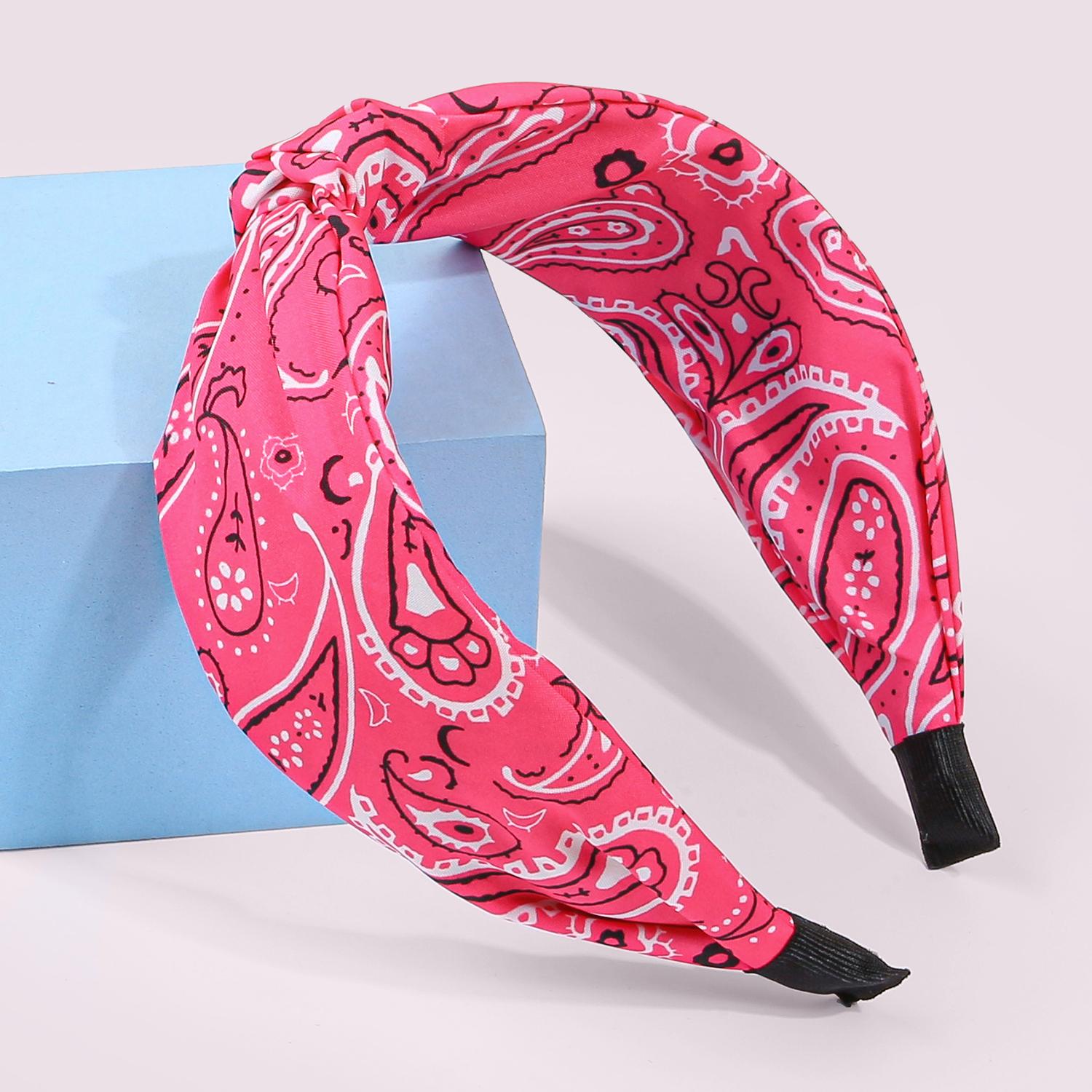 

1 шт. Женские повязки на голову Пейсли Повязки для волос Узловая повязка-тюрбан Эластичные скрученные повязки на голову Полосатые тканевые повязки на голову для женщин и девочек