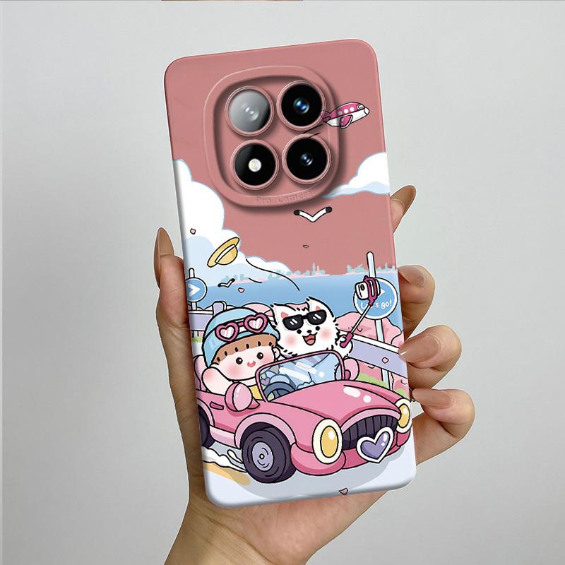 Für Redmi Note 14 Pro Plus 5G Hülle Note14 Pro+ 5G Weiche Silikon Handyhülle Süß Bemalte Modische Cartoon-Bedruckte Rückseite