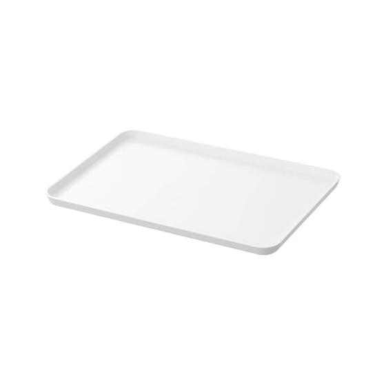 Yamazaki Jitsugyo (Yamazaki) Magnetic Tray White W31.5 x D21 x H1.7cm Tower Floating Storage Obon Lunch Tray 1628