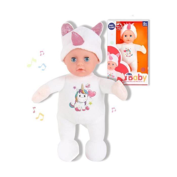 Bébé Poupée Reig 25 Cm Licorne Jouet Peluche
