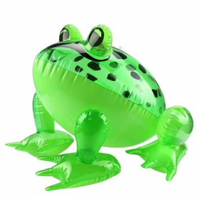 Glowing Inflatable Green Bouncing Frog Toad Ballon Jungle Animal Toy Funny Kids Party Gift Birthday Wedding Decoration