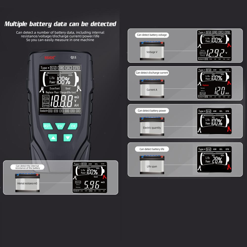 Electric Battery System Tester Multifunctional Battery Internal Resistance Voltage Discharge
