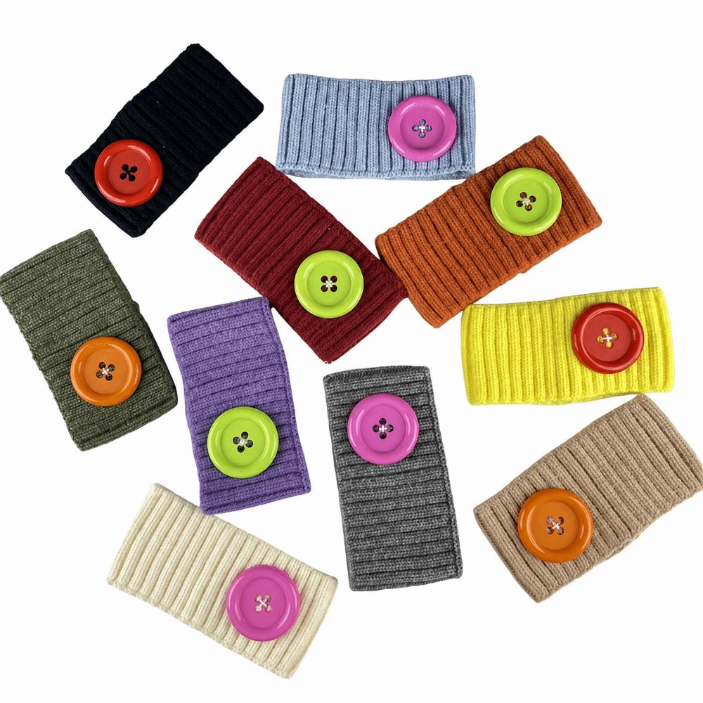 Wide Knitted Headband Elastic Wide Hair Wrap Trendy Elastic Hair Band Party Look