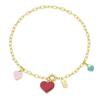 Pendant Luxurious Heart Titanium Steel Necklace Contemporary Key Heart Style Collarbone Chain For Unisex