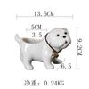 Succulent Flower Pot Creative Ceramic Flower Pot Cute Animal Shar Pei Dog Succulent Plant Flower Pot