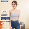 Women's Shockproof Cross-Border Yoga Vest with Side Support and Thin Straps