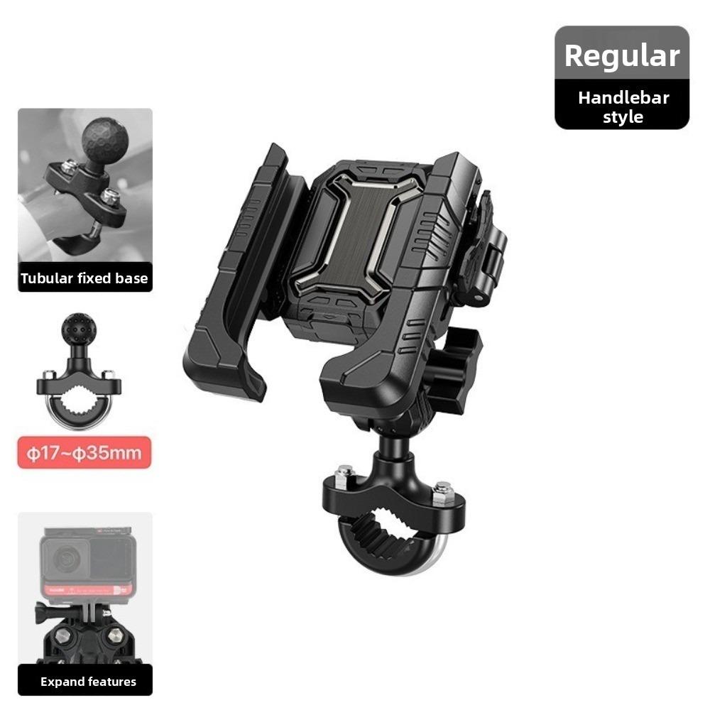 Muti-Usage Phone Holder Adjustable Anti Vibration Motorcycle Phone Holder Shock Absorb Anti Shake Handlebar Mount