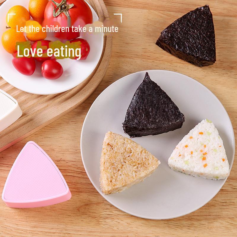 Japonská trojúhelníková forma na rýžové koule - Bento DIY Nástroj na lisování sushi mořských řas, potravinářský.