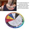 13cm Diameter Tattoo Color Wheel Chart Prevent Discoloration Tattoo Pigment Mixing Guide