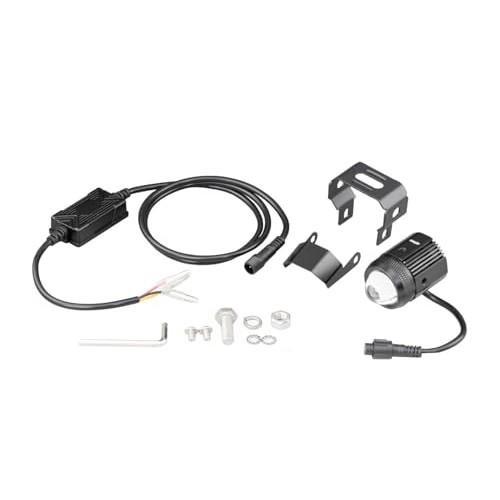 Kijima LED Fog Lamp M1 Type, 1pc, Small, White/Yellow, 3000lm, Waterproof IP68, 205-3273