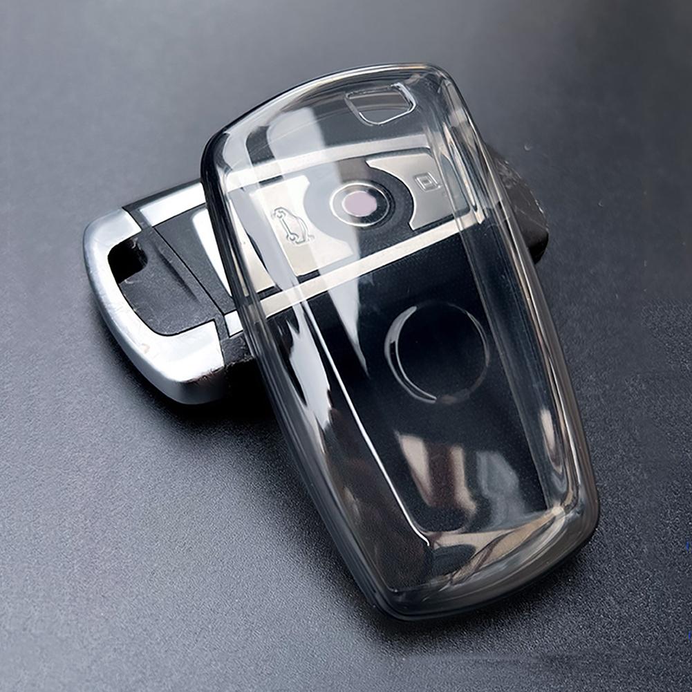 

TPU мягкий автомобильный прозрачный чехол для ключа дистанционного управления защитный чехол для BMW X3 X4 G02 G05 X5 G07 X7 G30 G12 G11 G32 G31 5 7 серии I8 I12 I15 G01 чёрный