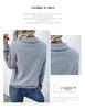 Yiyi's 2025 Women's Half-Zip Pullover Hoodie - New European & American Autumn/Winter Fashion Bestseller
