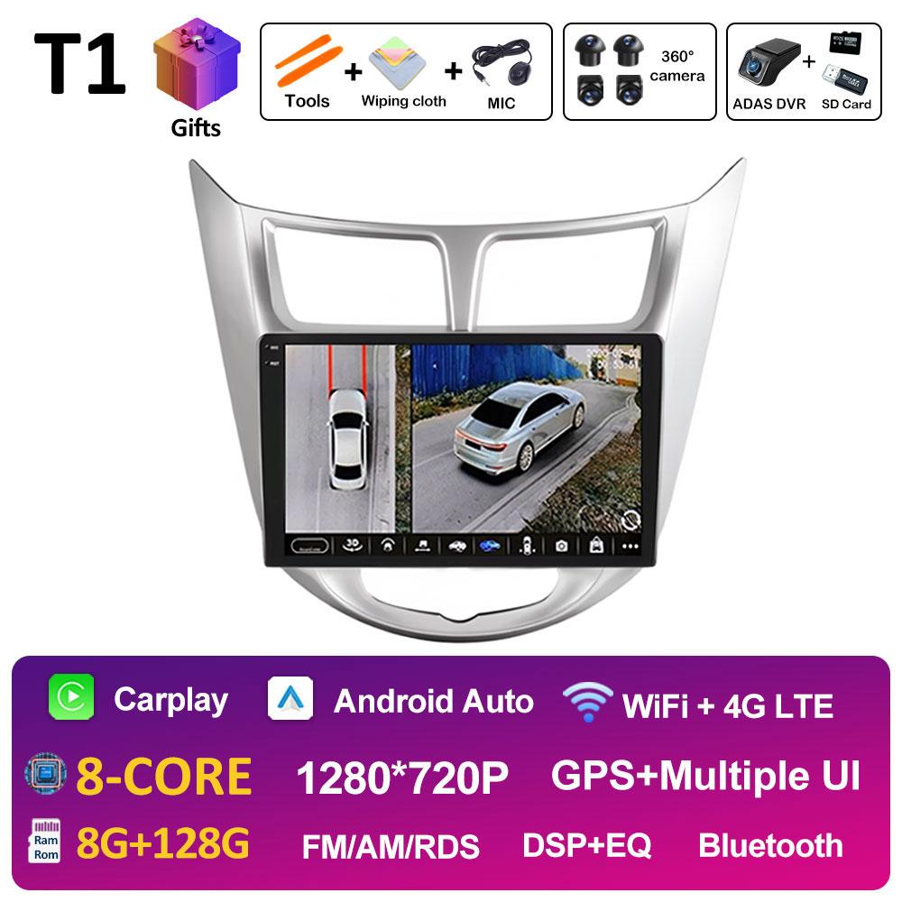 Pentru Hyundai Solaris Verna Accent 1 2010 2011 2012 2013 - 2016 Sistem Smart Android Player Video Auto Autoradio WIFI Ecran Tactil
