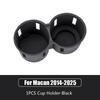 Car Cup Holder For Porsche Macan Cayenne  Center Console Bottle Holder Insert Anti Slip Drink Storage Organizer Auto Accessories