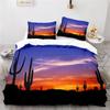 Desert Cactus Landscape Printed Bedding Set 3d Duvet Cover Sets Pillowcases Adult Children Twin Full Queen King Size Bedclothes