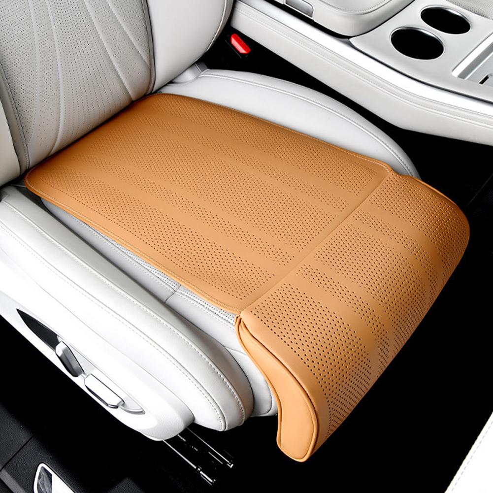 

Car Seat Cover with Leg Extender Support Cushion Legrest Breathable Car Seat Cushion with Led Rest Universal for Sedan Suv Truck коричневий