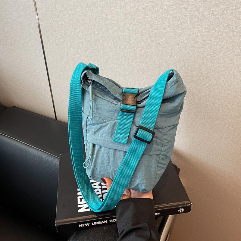 Cloth bag women's summer new fashion versatile shoulder messenger bag popular bucket bag
