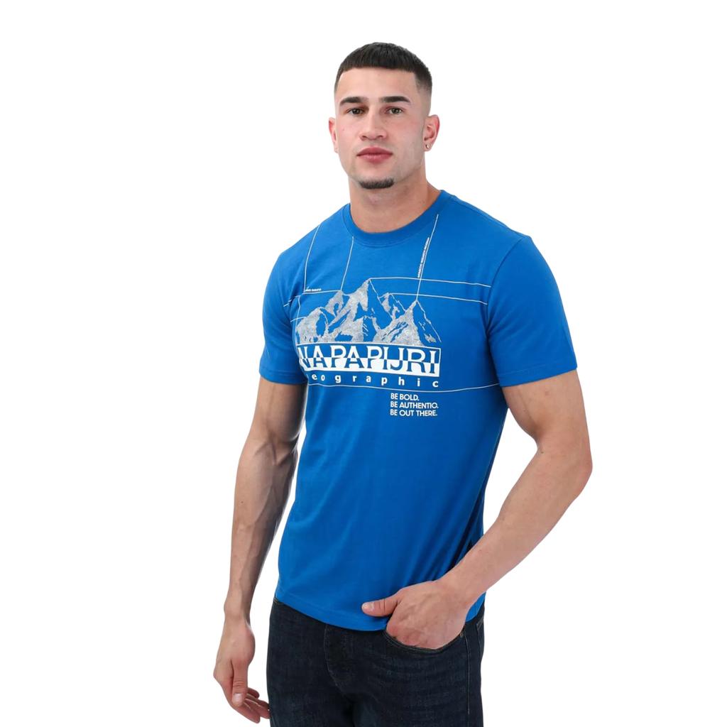 Napapijri Mens S Frame Crew Neck T-Shirt