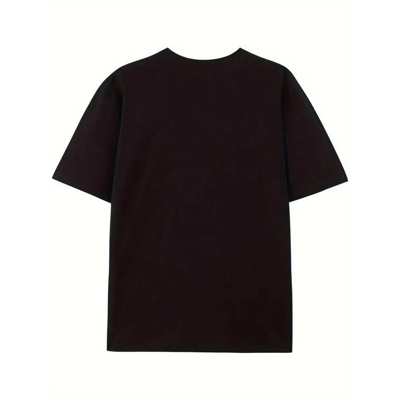 European Sizes Men'  Sneaker Print T-Shirt - Casual Short Sleeve Round Neck Tee with Sneaker Graphics, Breathable & Durable Fabric