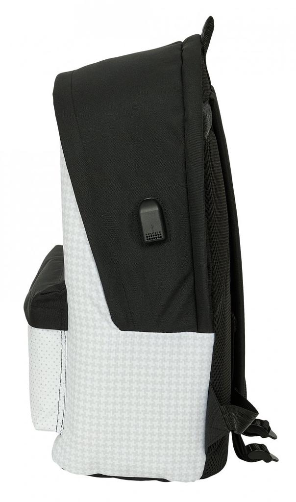 Real Madrid Sports Backpack with Laptop Space 612454820 White