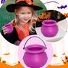 Halloween Decoration Witch Pot, 6 Plastic Witch Pots